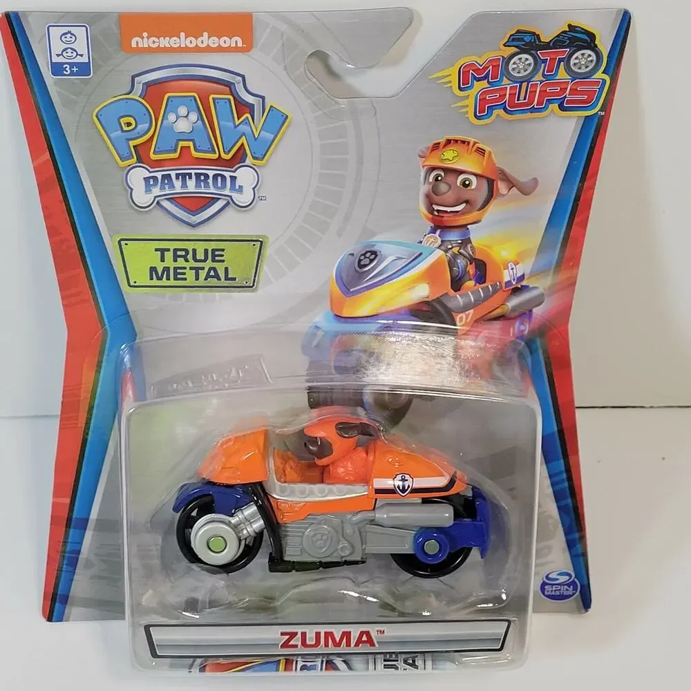 Paw Patrol Moto Pups Zuma True Metal 1:64 Nickelodeon Motorcycle Vehicle